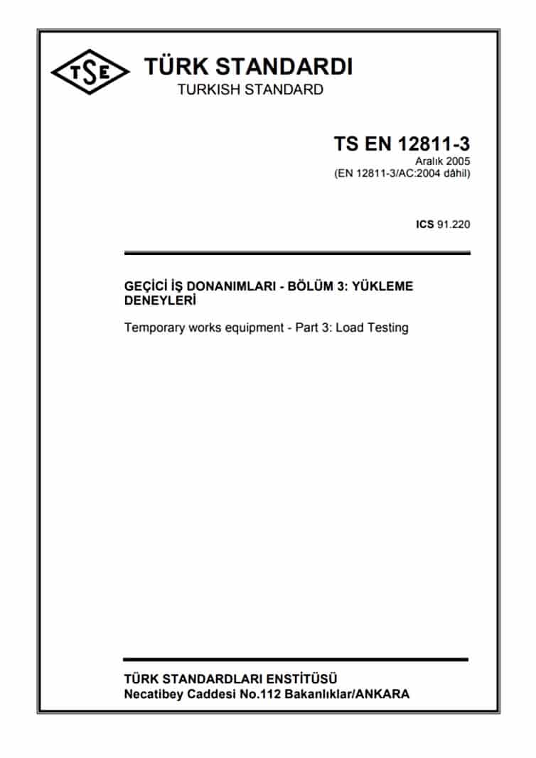 TS EN 12811-3